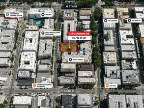 734 S Ardmore Ave, Los Angeles, CA - Vue aérienne vue de carte