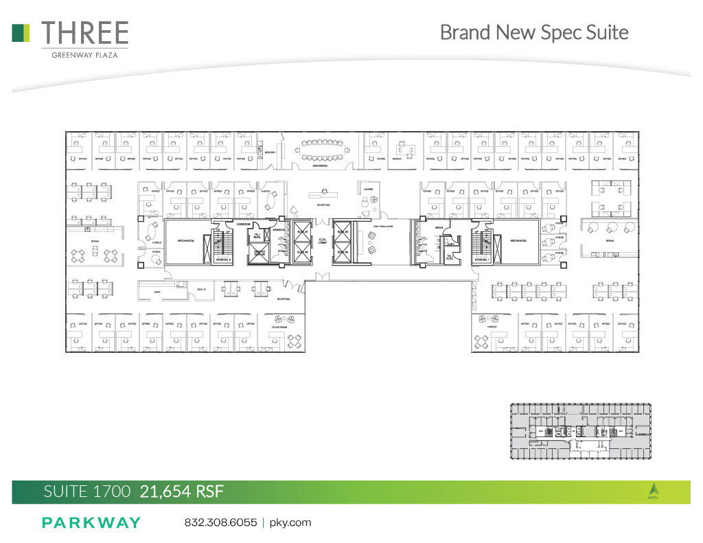3 Greenway Plz, Houston, TX à louer Plan d’étage– Image 1 sur 4