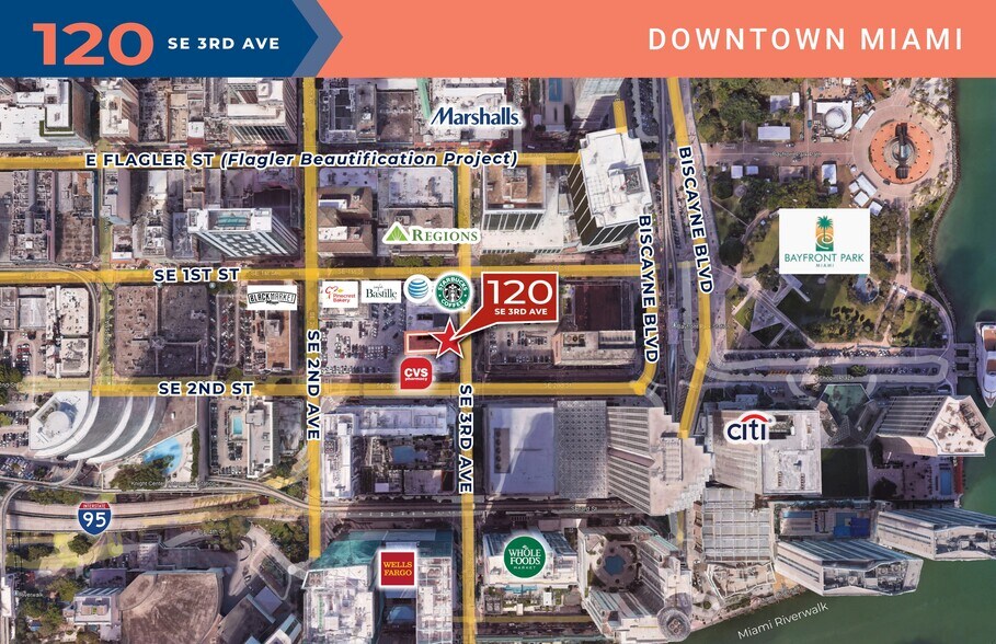 254 SE 1st St, Miami, FL à louer - Aérien – Image 2 sur 3