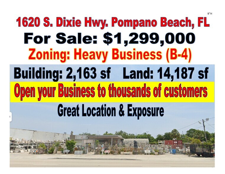 1620 S Dixie Hwy, Pompano Beach, FL à vendre - Photo de l’immeuble – Image 1 sur 42