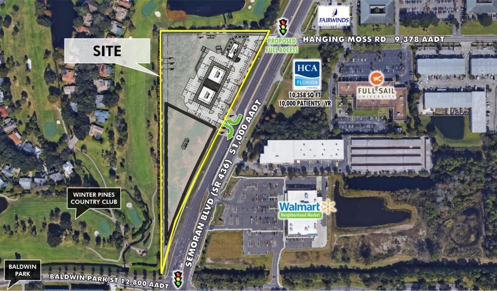 Semoran Blvd @ Hanging Moss Rd, Winter Park, FL à vendre - Photo de l’immeuble – Image 2 sur 4