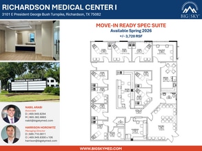 3101 E President George Bush Hwy, Richardson, TX à louer Plan d’étage– Image 1 sur 2