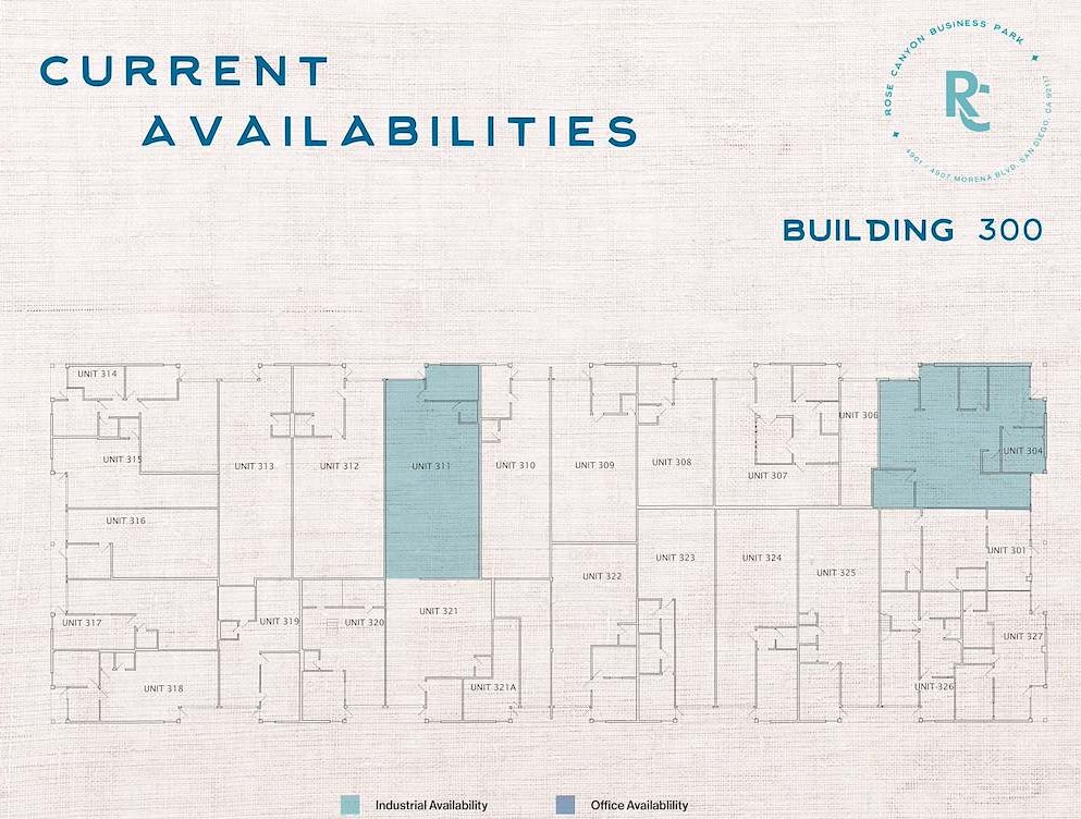 4901-4907 Morena Blvd, San Diego, CA à louer Plan d’étage– Image 1 sur 1