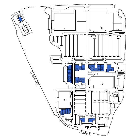 600 Town Centre Dr, Glen Mills, PA à louer - Plan de site – Image 2 sur 2