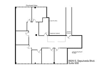 8929-8939 S Sepulveda Blvd, Los Angeles, CA à louer Plan de site– Image 2 sur 2