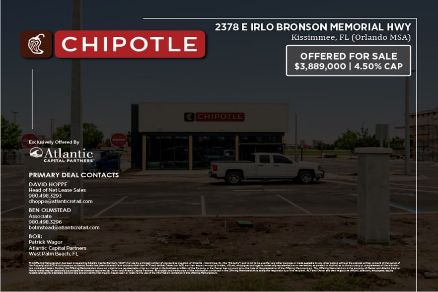 2378 Irlo Bronson Memorial hwy, Kissimmee, FL à vendre - Photo de l’immeuble – Image 3 sur 3