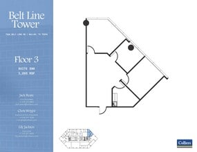 7920 Belt Line Rd, Dallas, TX à louer Plan d’étage– Image 1 sur 1
