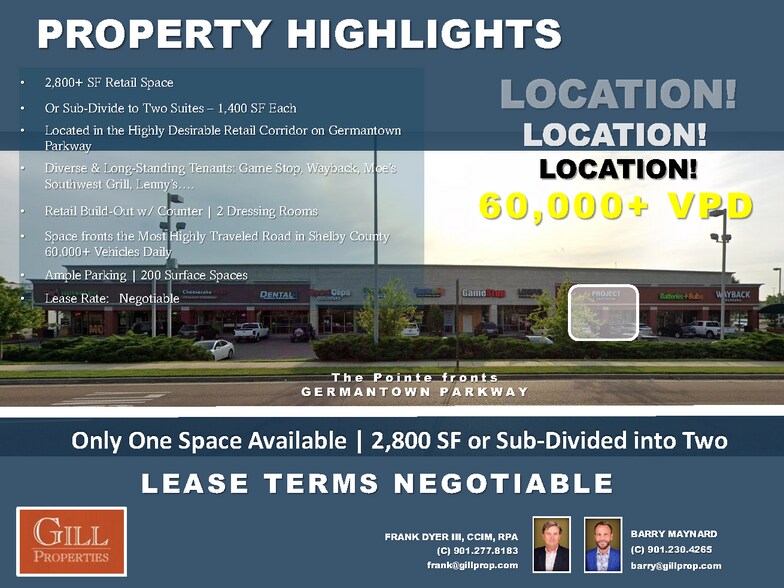 465 N Germantown Pky, Cordova, TN à louer - Photo de l’immeuble – Image 2 sur 27
