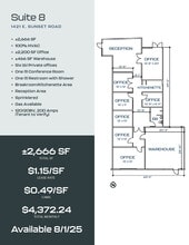 1525 E Sunset Rd, Las Vegas, NV à louer Plan d’étage– Image 1 sur 1