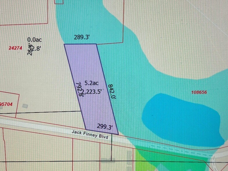 5.2+/- Acres on Jack Finney blvd, Greenville, TX à vendre - Photo de l’immeuble – Image 2 sur 2