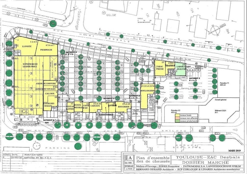 4 Place Genevieve Anthonioz De Gaulle, Toulouse à louer - Plan de site – Image 3 sur 5
