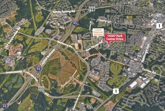 14207 Park Center Dr, Laurel, MD - VUE AÉRIENNE  vue de carte