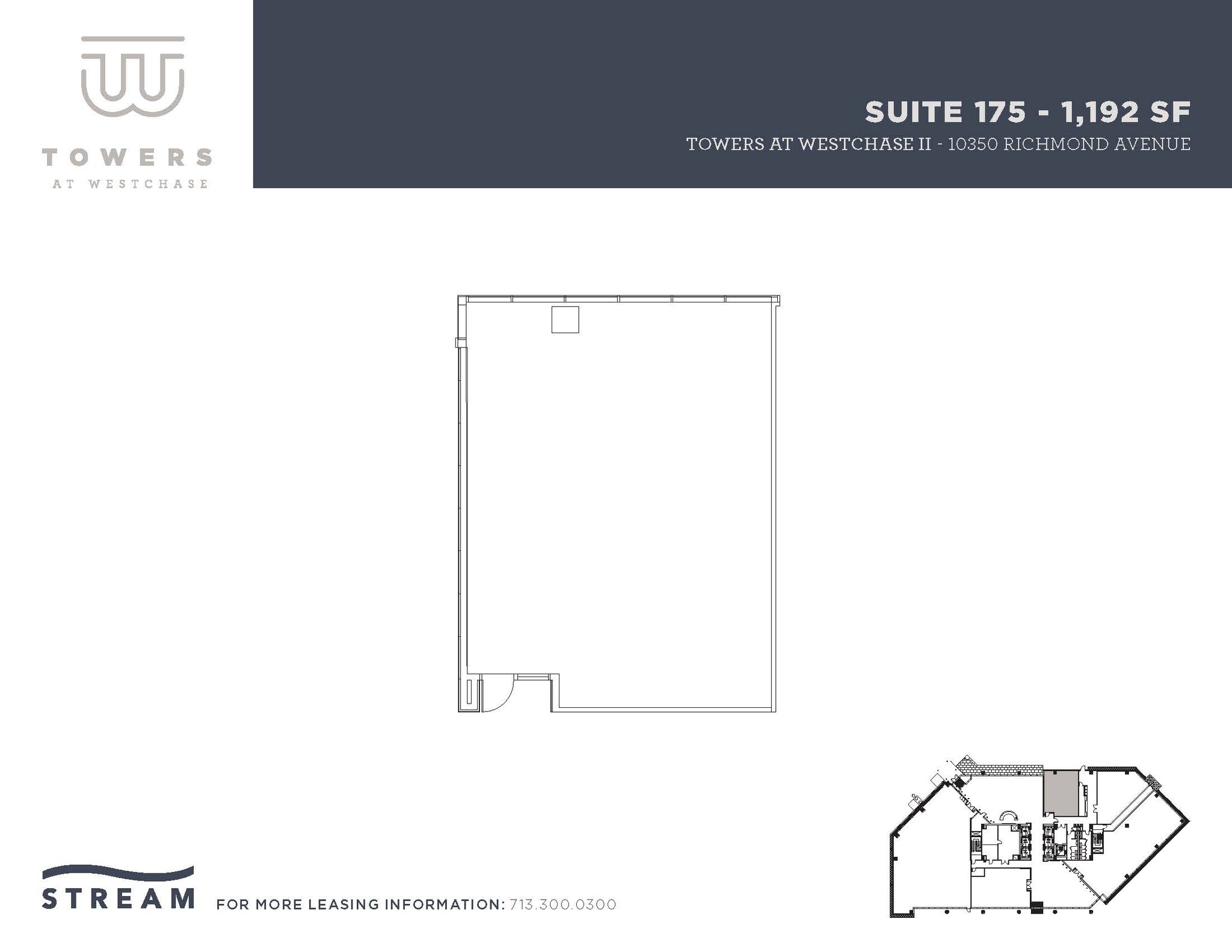 10350 Richmond Ave, Houston, TX à louer Plan d’étage– Image 1 sur 1