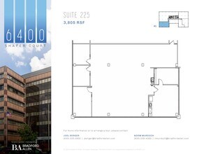 6400 Shafer Ct, Rosemont, IL à louer Plan d’étage– Image 1 sur 1
