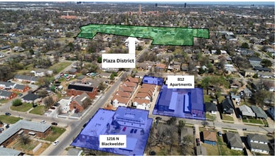 1216 N Blackwelder Anx, Oklahoma City, OK - Vue aérienne vue de carte - Image1
