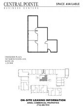 505 N Tustin Ave, Santa Ana, CA à louer Plan d’étage– Image 1 sur 1