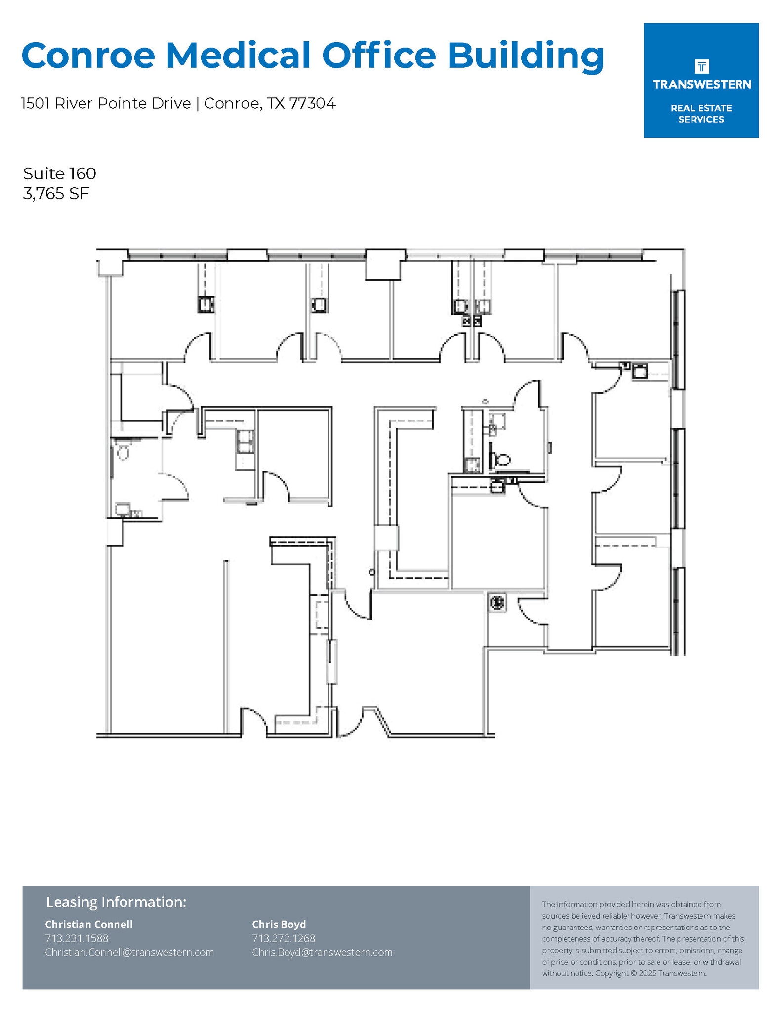 1501 River Pointe Dr, Conroe, TX à louer Plan d’étage– Image 1 sur 1
