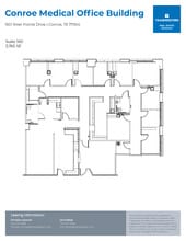 1501 River Pointe Dr, Conroe, TX à louer Plan d’étage– Image 1 sur 1