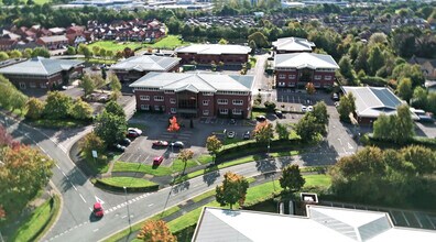 Springwood Way, Macclesfield, CHS - Vue aérienne  vue de carte