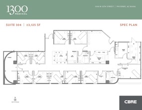 1300 N 12th St, Phoenix, AZ à louer Plan d’étage– Image 1 sur 1