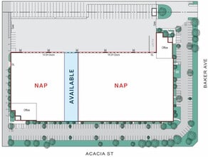 1320 S Baker Ave, Ontario, CA à louer Plan de site– Image 1 sur 2