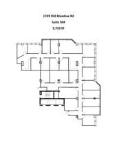 1749 Old Meadow Rd, McLean, VA à louer Plan de site– Image 1 sur 2