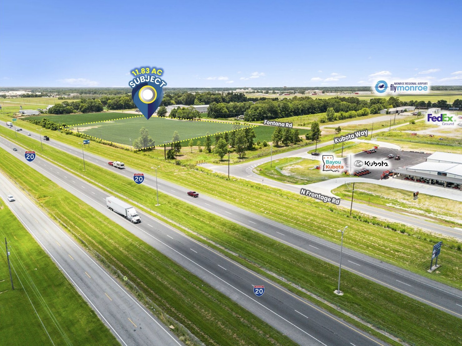 Fontana Rd, Monroe, LA à vendre Photo principale– Image 1 sur 4