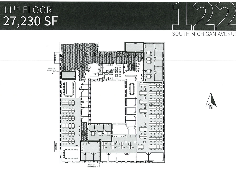 122 S Michigan Ave, Chicago, IL à louer Plan d’étage– Image 1 sur 1