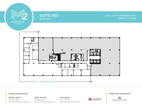 225 E John Carpenter Fwy, Irving, TX à louer Plan d’étage– Image 2 sur 2