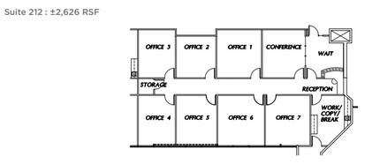5001 California Ave, Bakersfield, CA à louer Plan d’étage– Image 1 sur 1