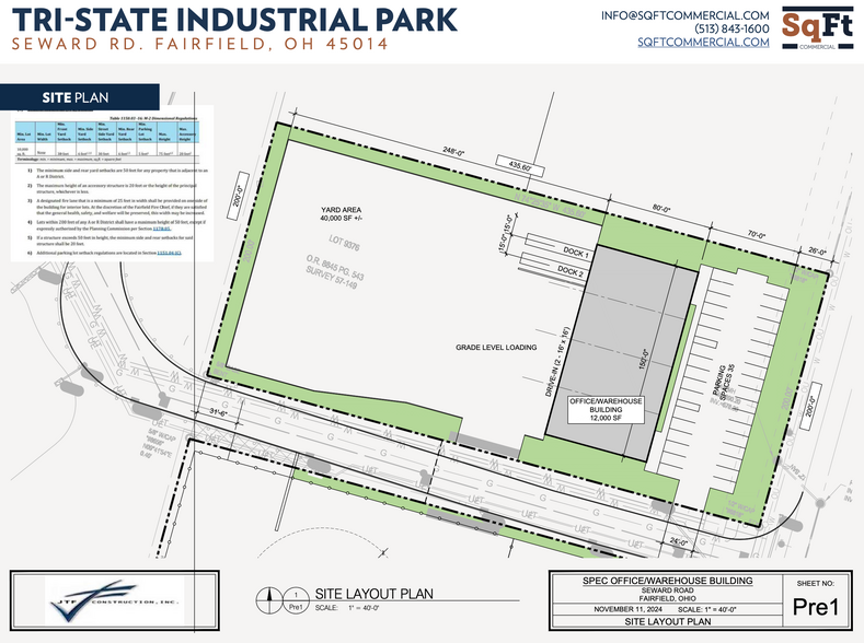 9455 Seward Rd, Fairfield, OH à louer - Plan de site – Image 2 sur 5