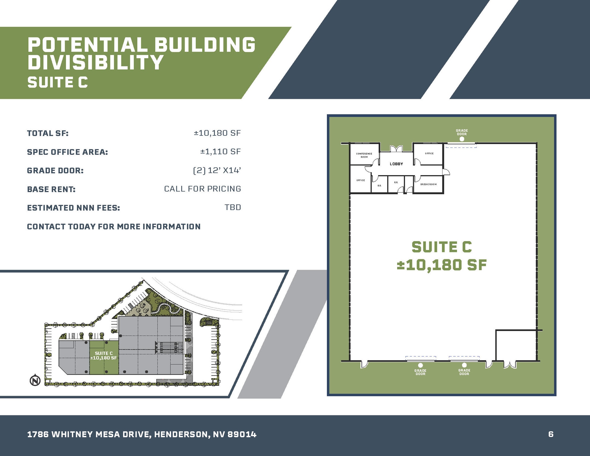 1786 Whitney Mesa Dr, Henderson, NV à louer Plan d’étage– Image 1 sur 1
