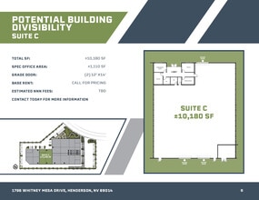 1786 Whitney Mesa Dr, Henderson, NV à louer Plan d’étage– Image 1 sur 1