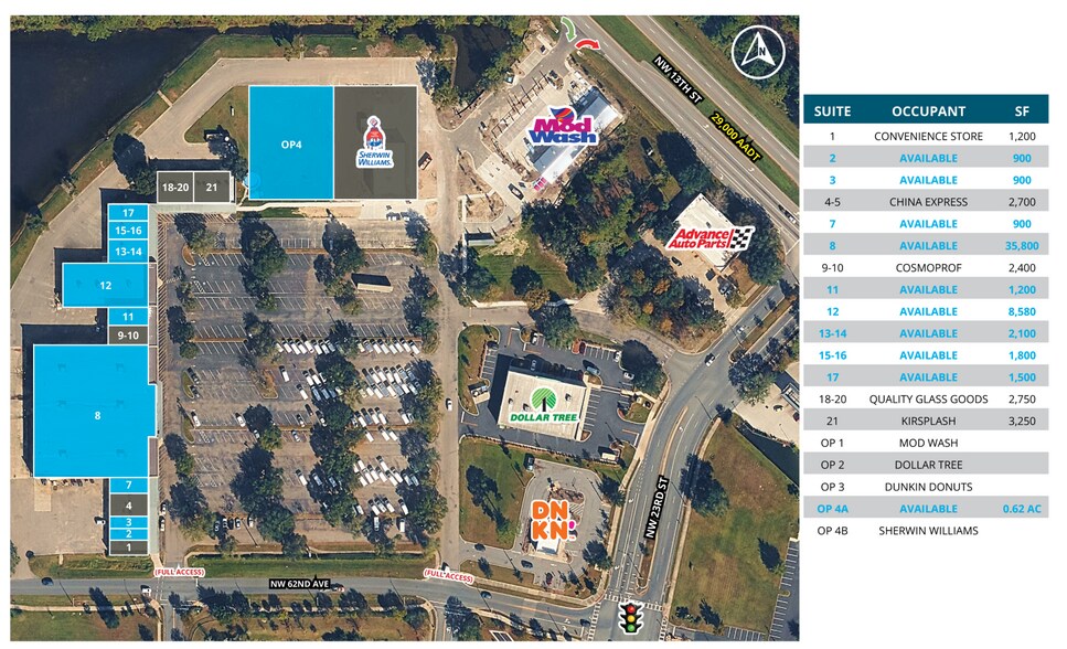 6250 NW 23rd St, Gainesville, FL à louer - Photo de l’immeuble – Image 2 sur 4