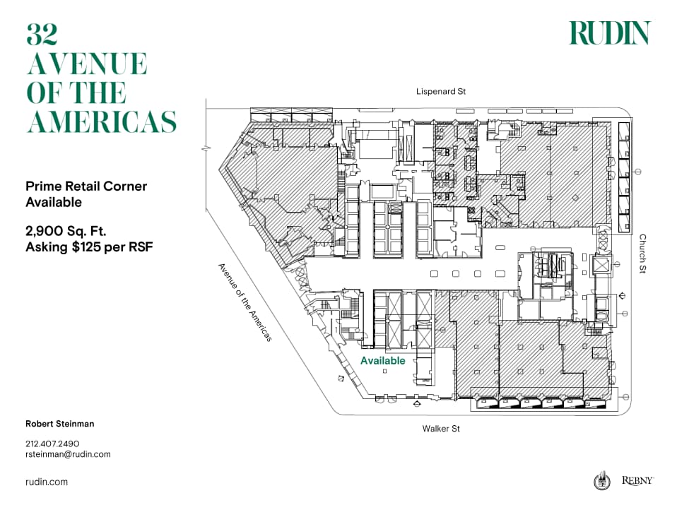 32 Avenue Of The Americas, New York, NY à louer Plan d’étage– Image 1 sur 1