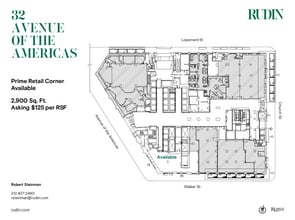 32 Avenue Of The Americas, New York, NY à louer Plan d’étage– Image 1 sur 1
