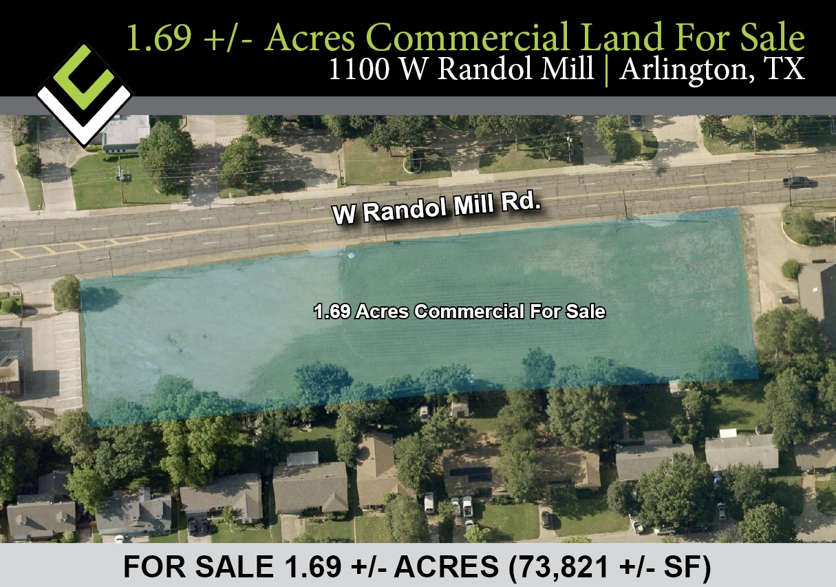 1100 W Randol Mill Rd, Arlington, TX à vendre Aérien– Image 1 sur 2