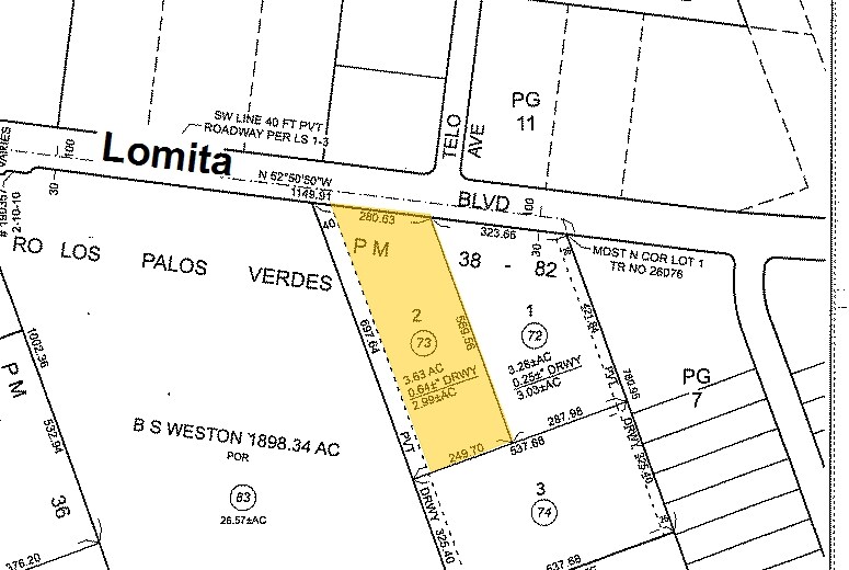 3040-3080 Lomita Blvd, Torrance, CA à louer - Plan cadastral – Image 2 sur 3