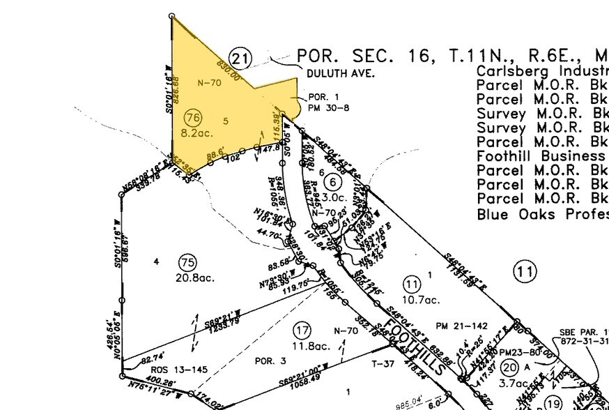 10150 Foothills Blvd, Roseville, CA à vendre - Plan cadastral – Image 3 sur 3