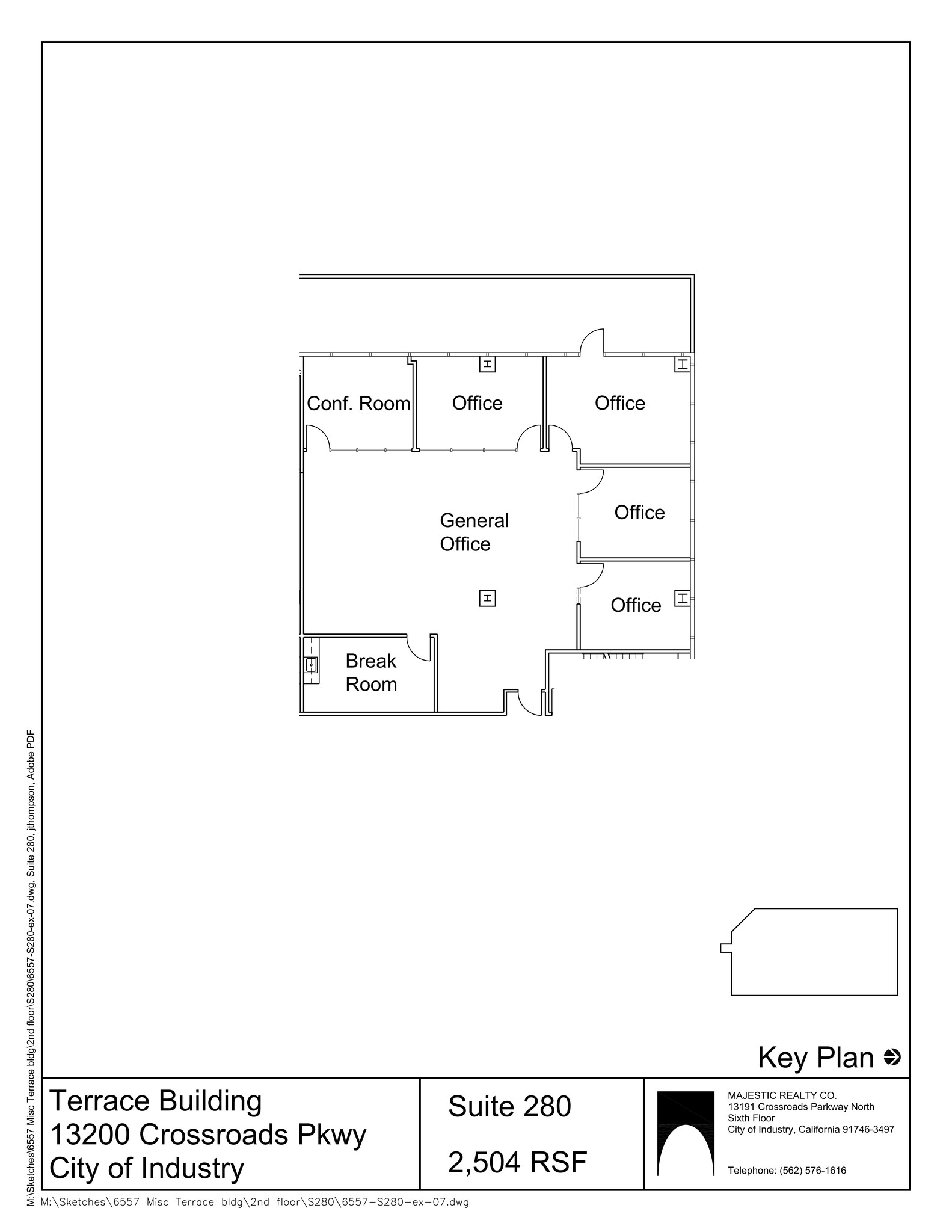 13200 Crossroads Parkway N, City Of Industry, CA à louer Plan de site– Image 1 sur 1