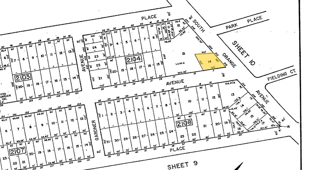 310 S Orange Ave, South Orange, NJ à louer - Plan cadastral – Image 2 sur 2
