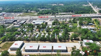 Plus de détails pour 837 Santa Fe St, Conroe, TX - Industriel/Logistique à louer