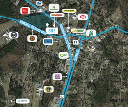 3944 Byrnes Dr, Saint Stephen, SC - VUE AÉRIENNE  vue de carte
