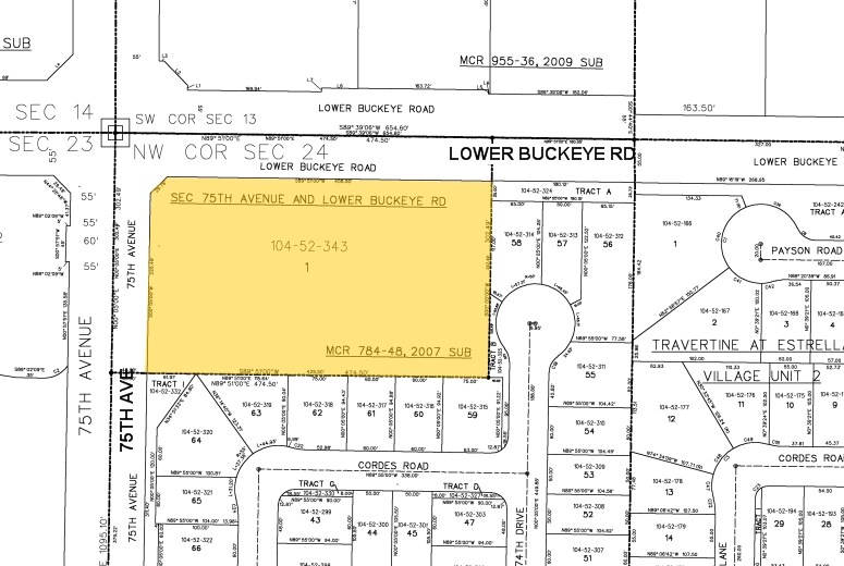 7435 W Lower Buckeye Rd, Phoenix, AZ à louer - Plan cadastral – Image 2 sur 6