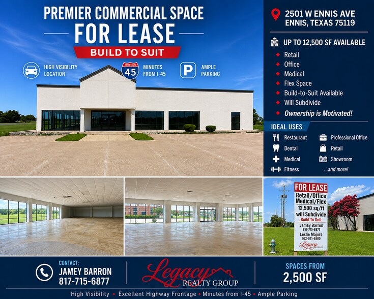 2400 W Ennis Ave, Ennis, TX à louer - Photo de l’immeuble – Image 3 sur 6