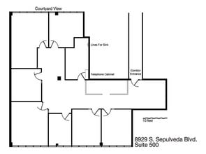 8929-8939 S Sepulveda Blvd, Los Angeles, CA à louer Plan d’étage– Image 1 sur 2