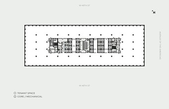 1221 Avenue of the Americas, New York, NY à louer Plan d’étage– Image 1 sur 6