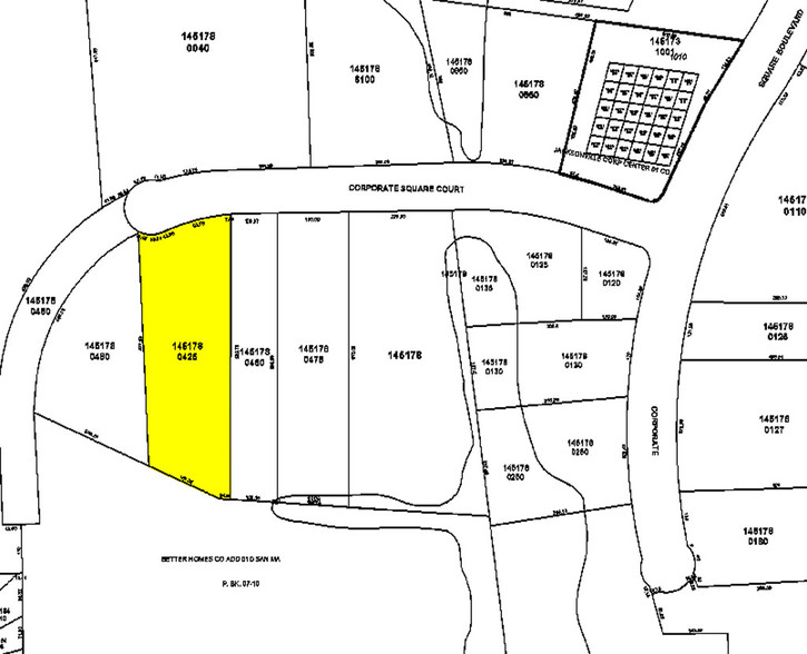 8802 Corporate Square Ct, Jacksonville, FL à louer - Plan cadastral – Image 2 sur 24