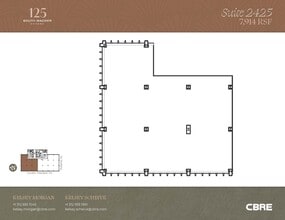 125 S Wacker Dr, Chicago, IL à vendre Plan d’étage– Image 1 sur 1