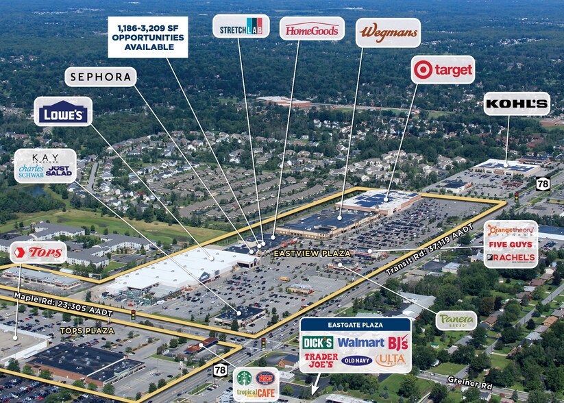 8100-8250 Transit Rd, Buffalo, NY à louer - Aérien – Image 2 sur 10